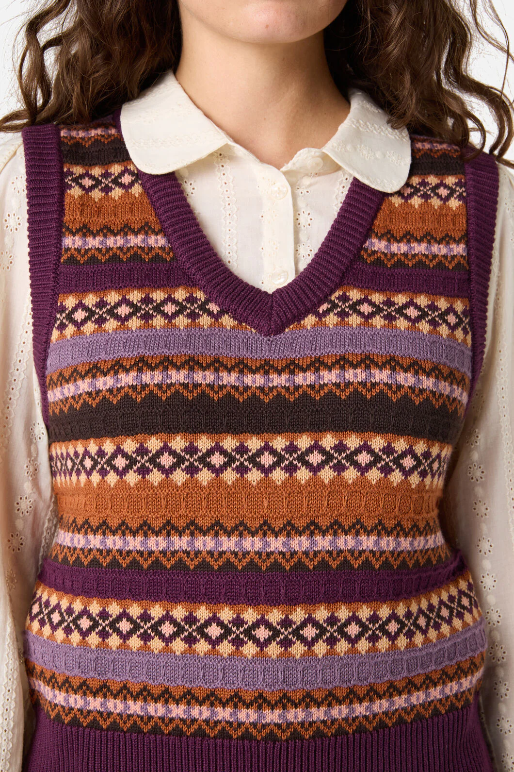 Fairisle Knit Vest - Image 12