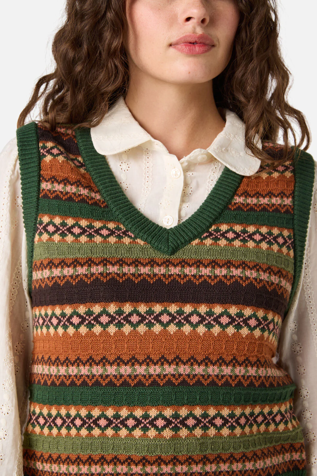 Fairisle Knit Vest - Image 5