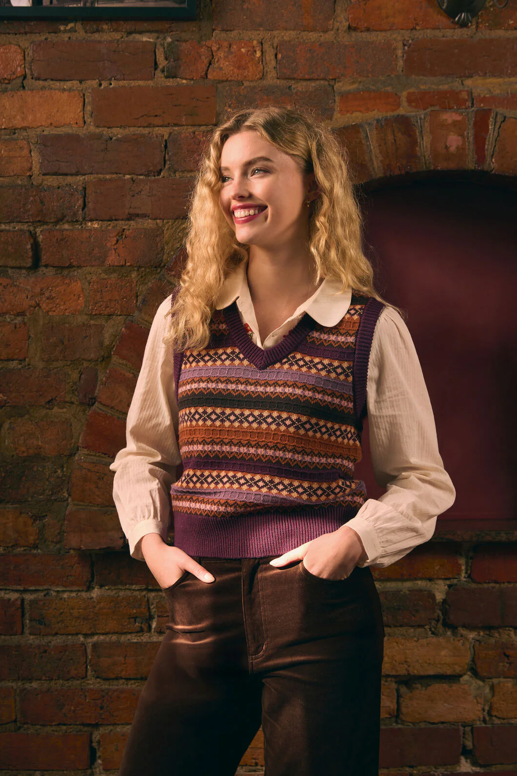 Fairisle Knit Vest - Image 6