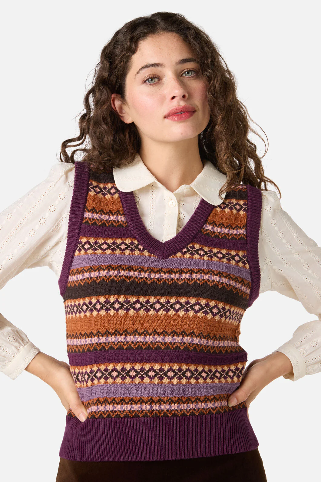 Fairisle Knit Vest - Image 7