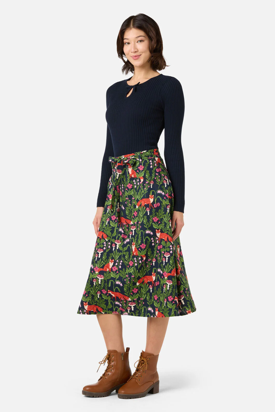 Fancy Foxes Midi Skirt - Image 3
