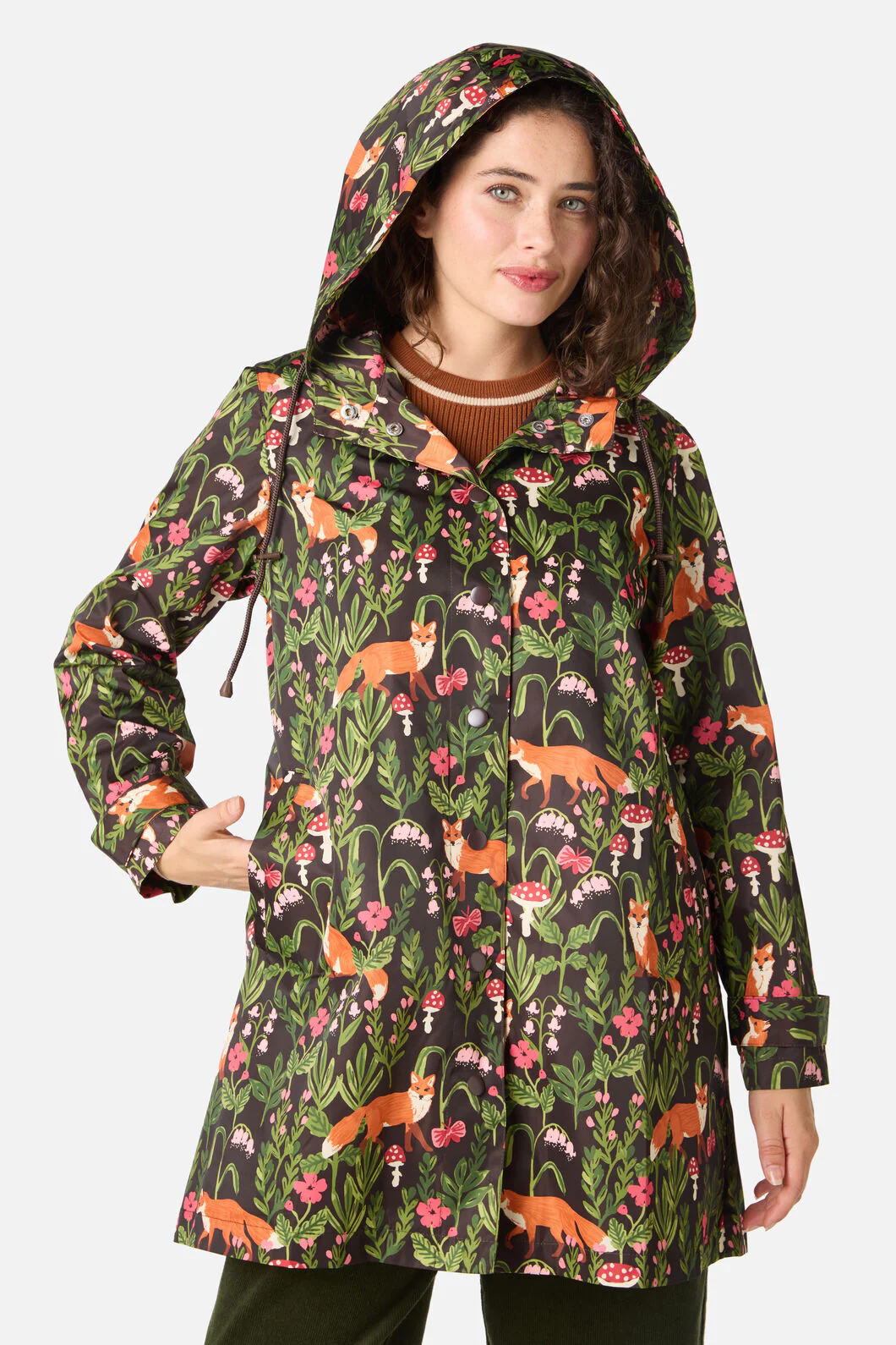 Fancy Foxes Raincoat - Image 3