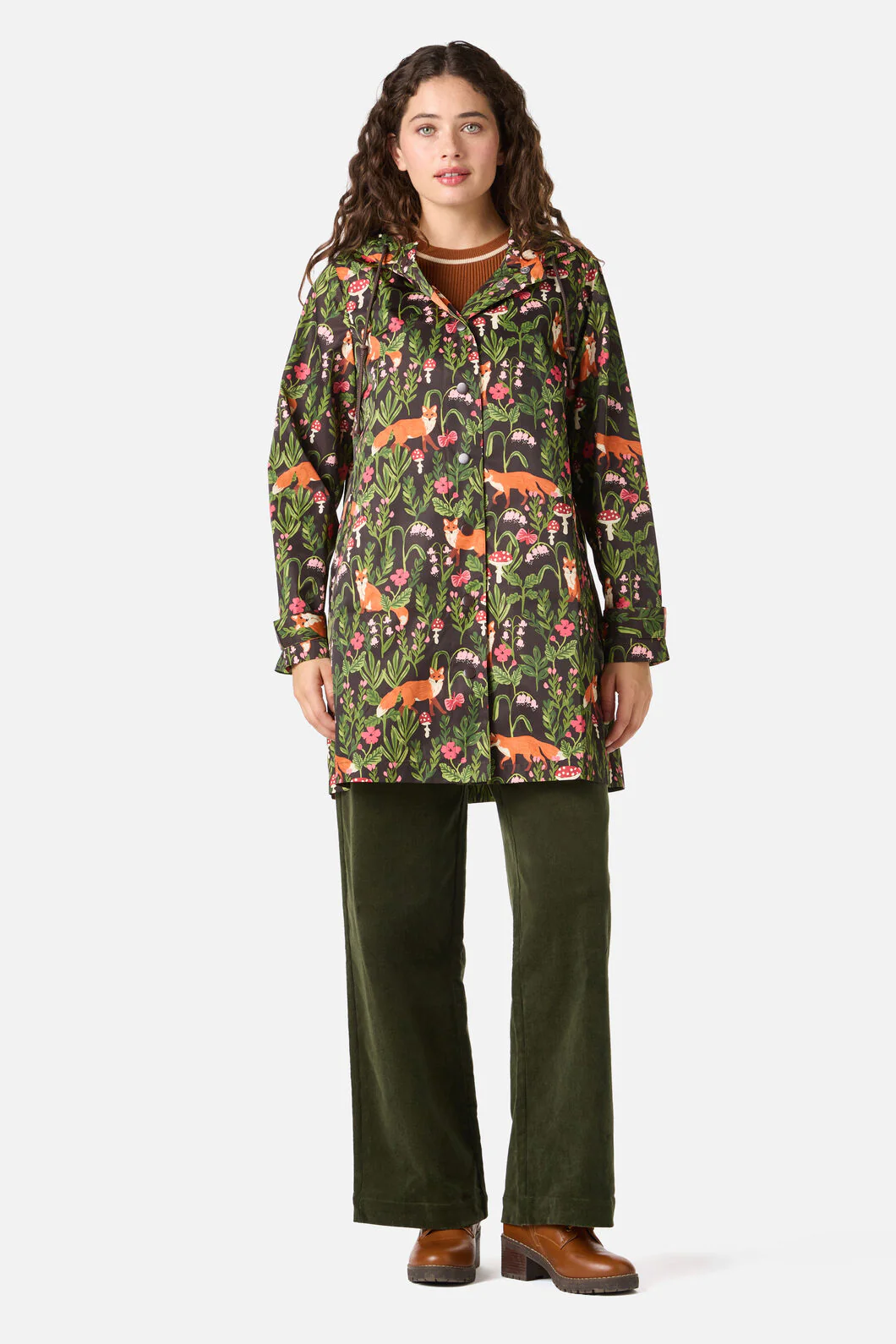 Fancy Foxes Raincoat - Image 4