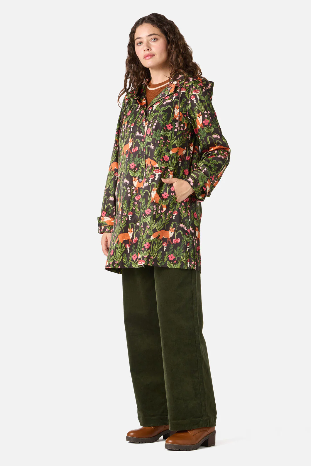 Fancy Foxes Raincoat - Image 5