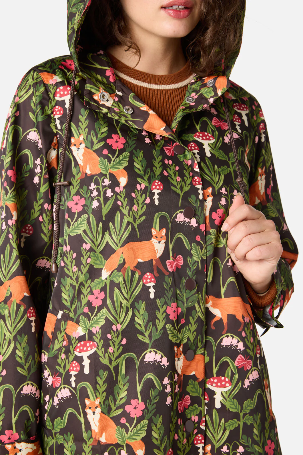 Fancy Foxes Raincoat - Image 8