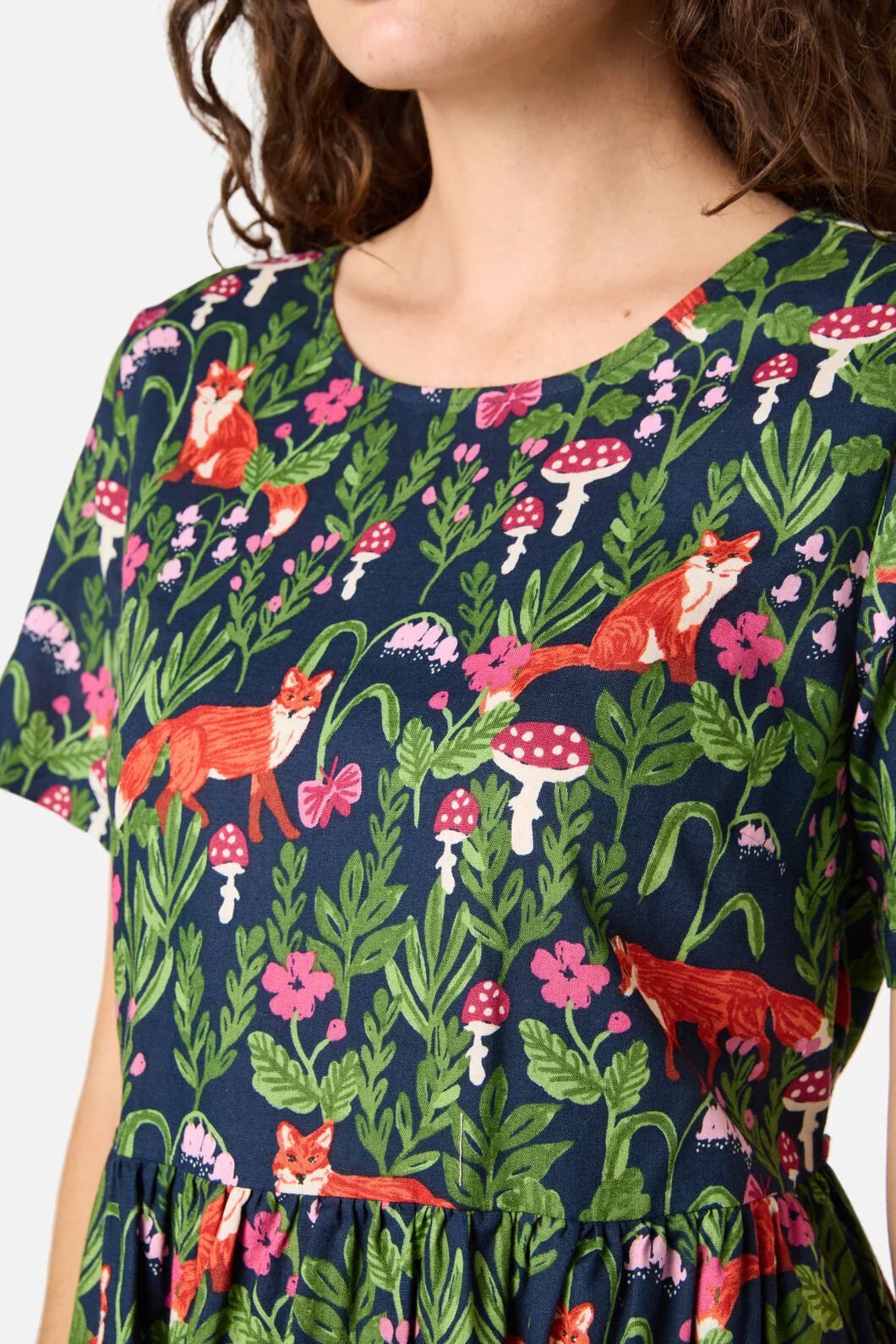 Fancy Foxes Smock Dress - Image 5
