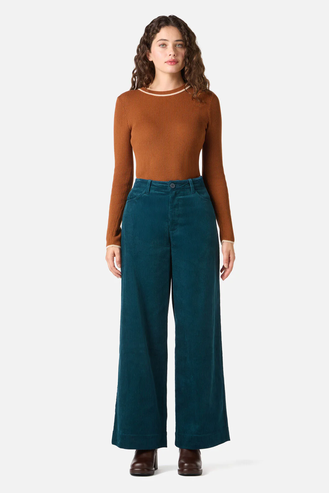 Fifi Long Sleeve Rib Knit Top - Image 10