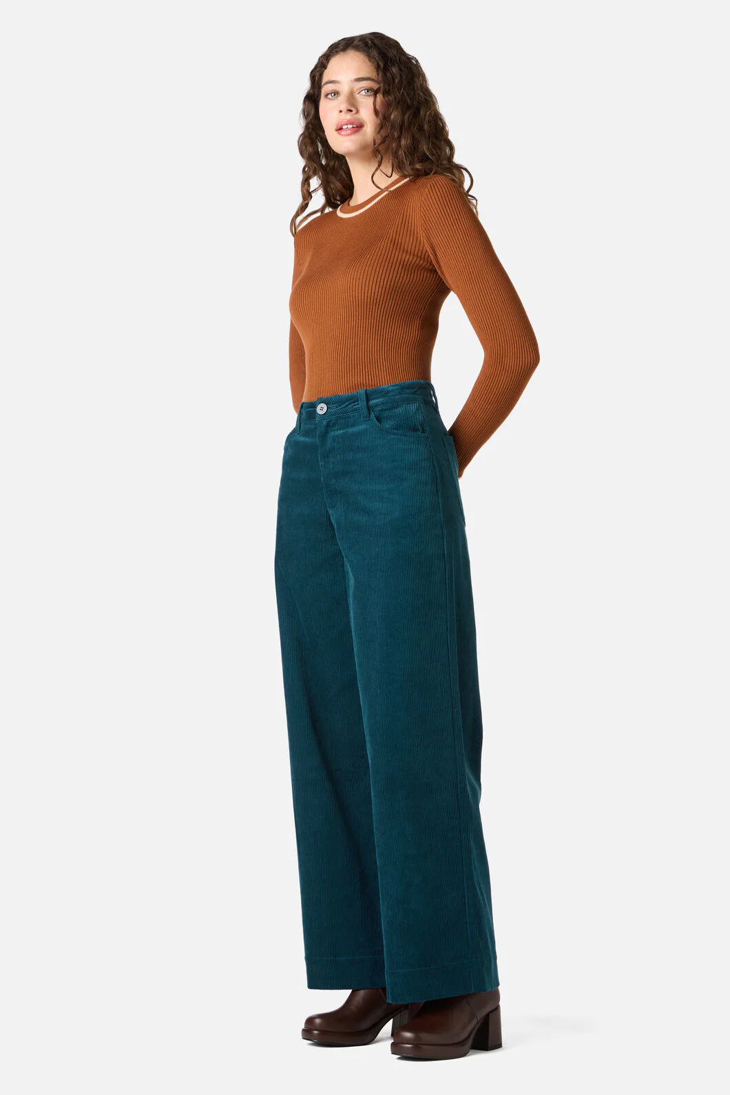 Fifi Long Sleeve Rib Knit Top - Image 11
