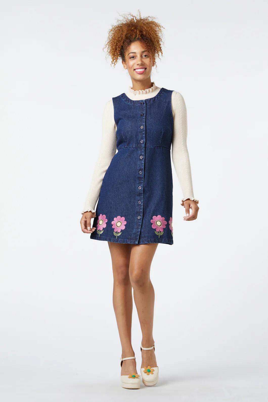 Fiona Embroidered Pinny - Image 2