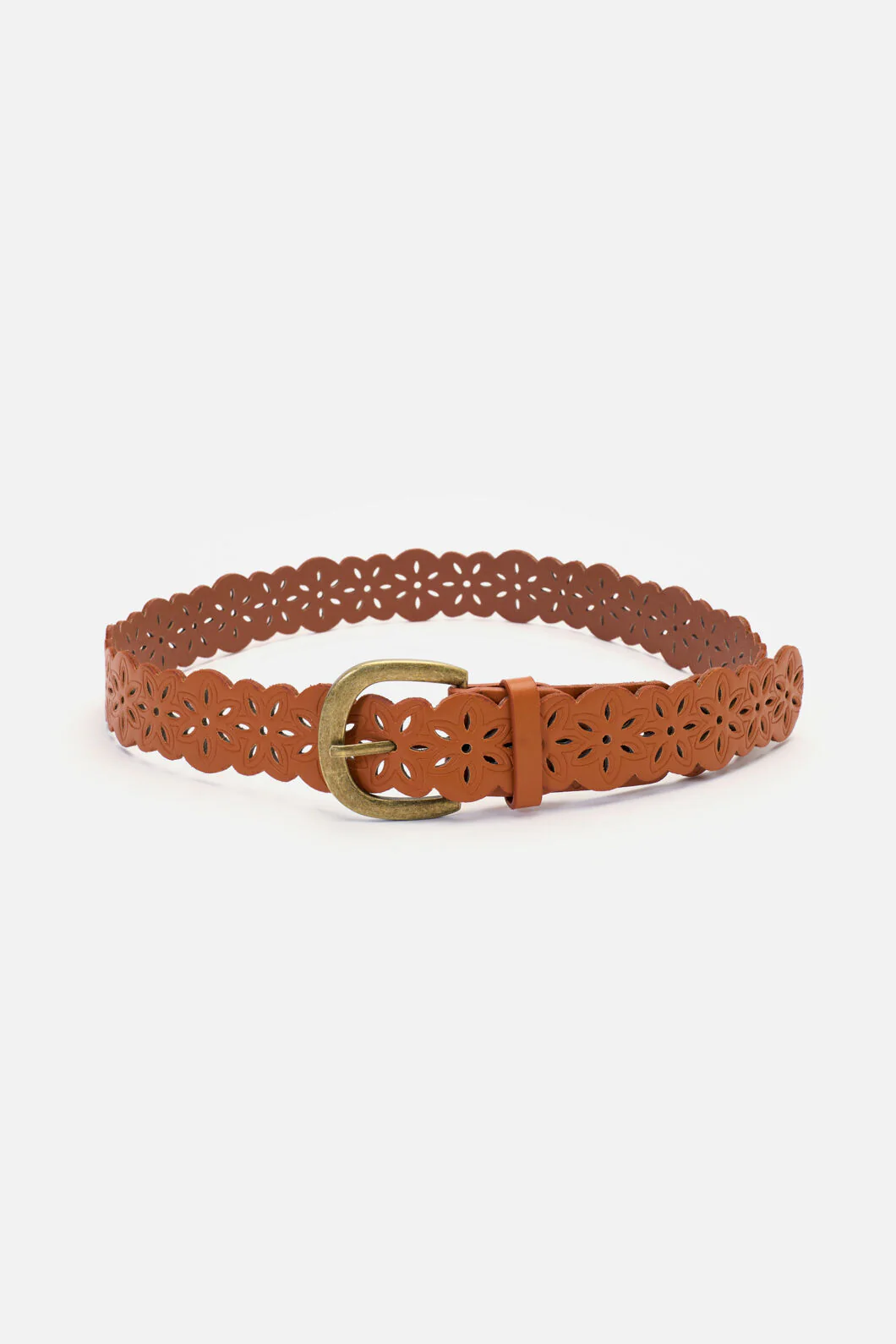 Floral Cut Out Vintage Belt