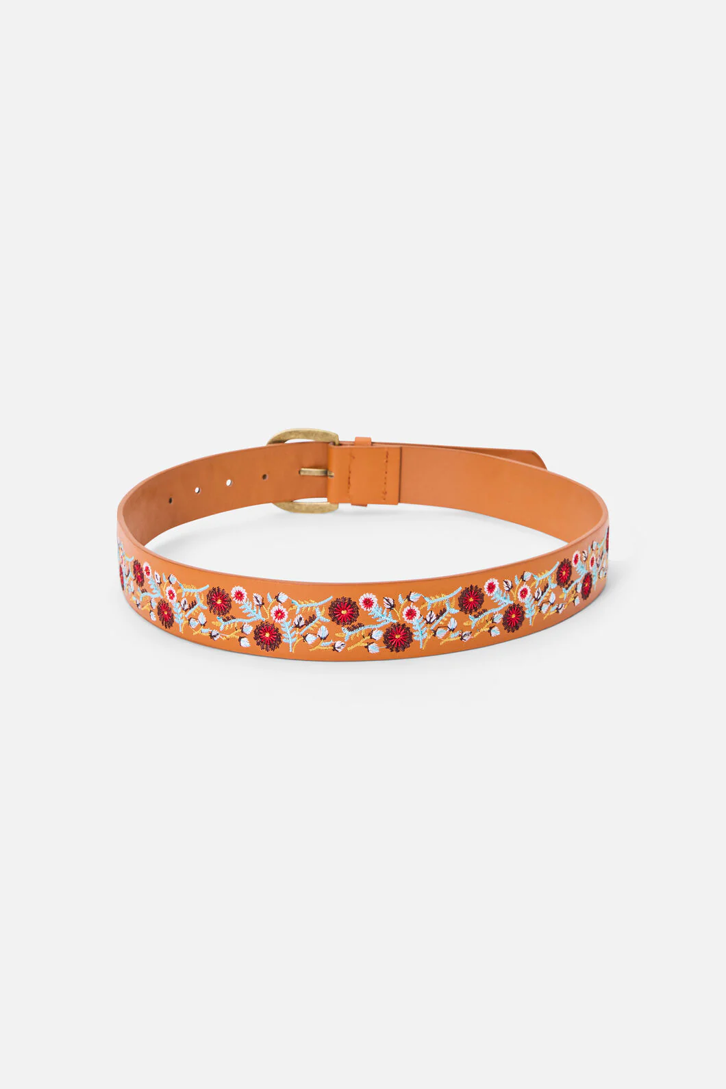 Flower Embroidered Belt - Image 2