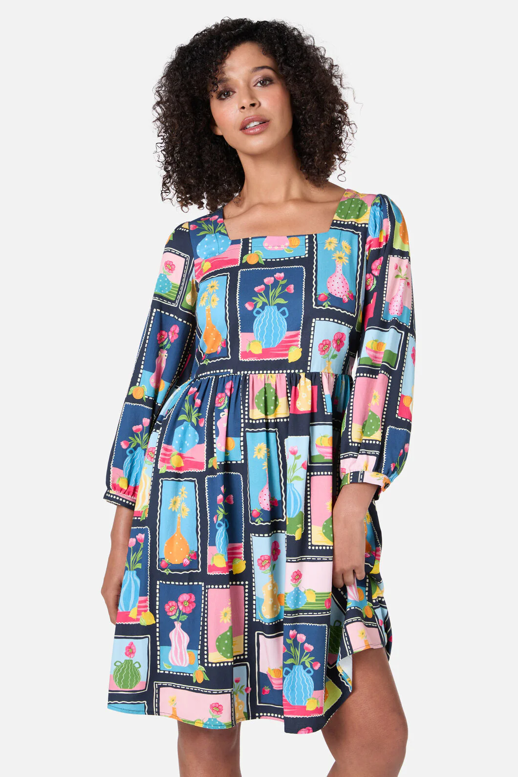 Flower Vases Mini Dress - Image 2