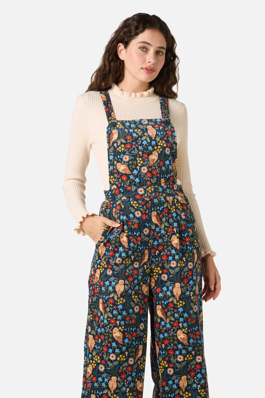 Forest Owl Cord Overall - Image 5