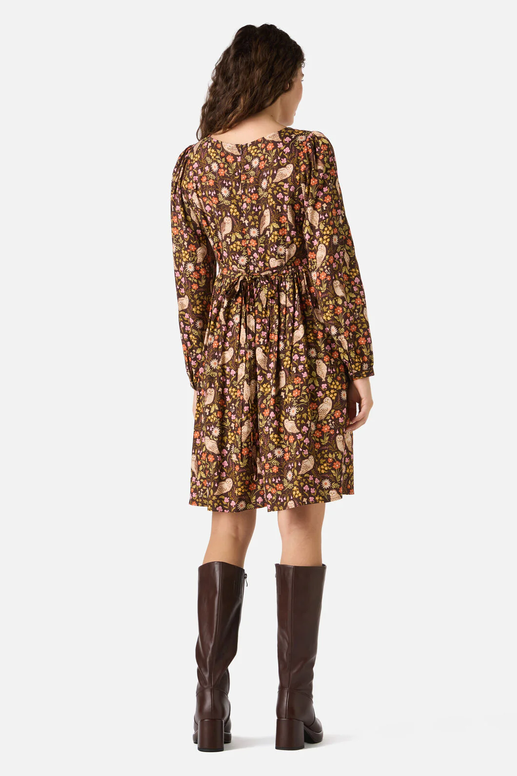 Forest Owl Mini Dress - Image 3
