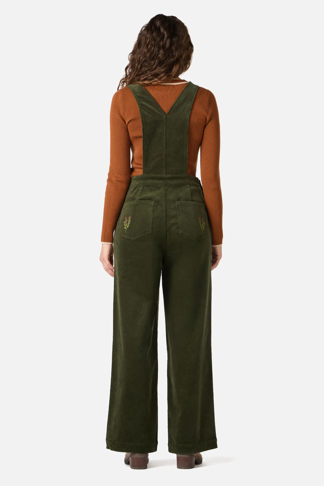 Fox Embroidered Cord Overall - Image 3