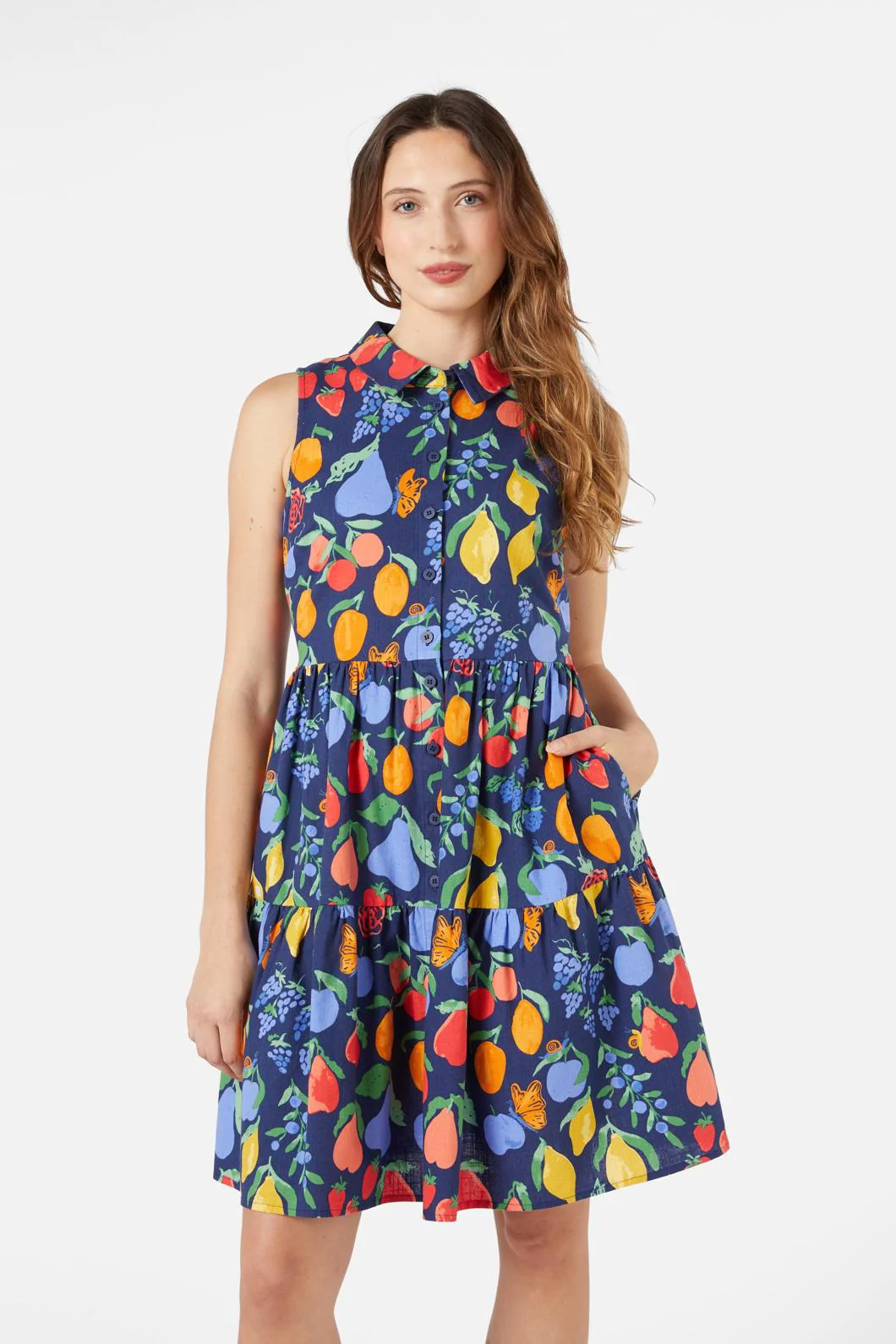 Fruit Bowl Shirt Dress - Image 3