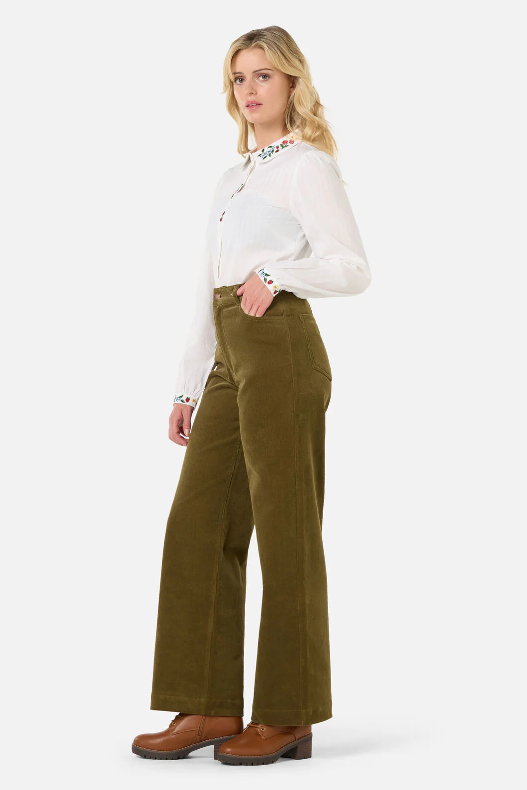 Garden Embroidered Blouse - Image 5