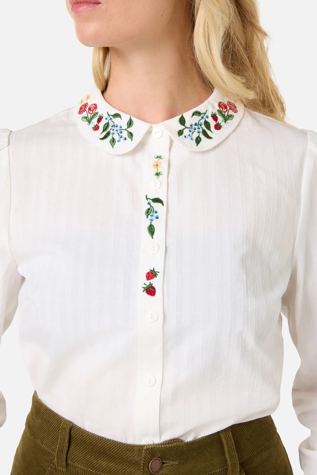 Garden Embroidered Blouse - Image 7