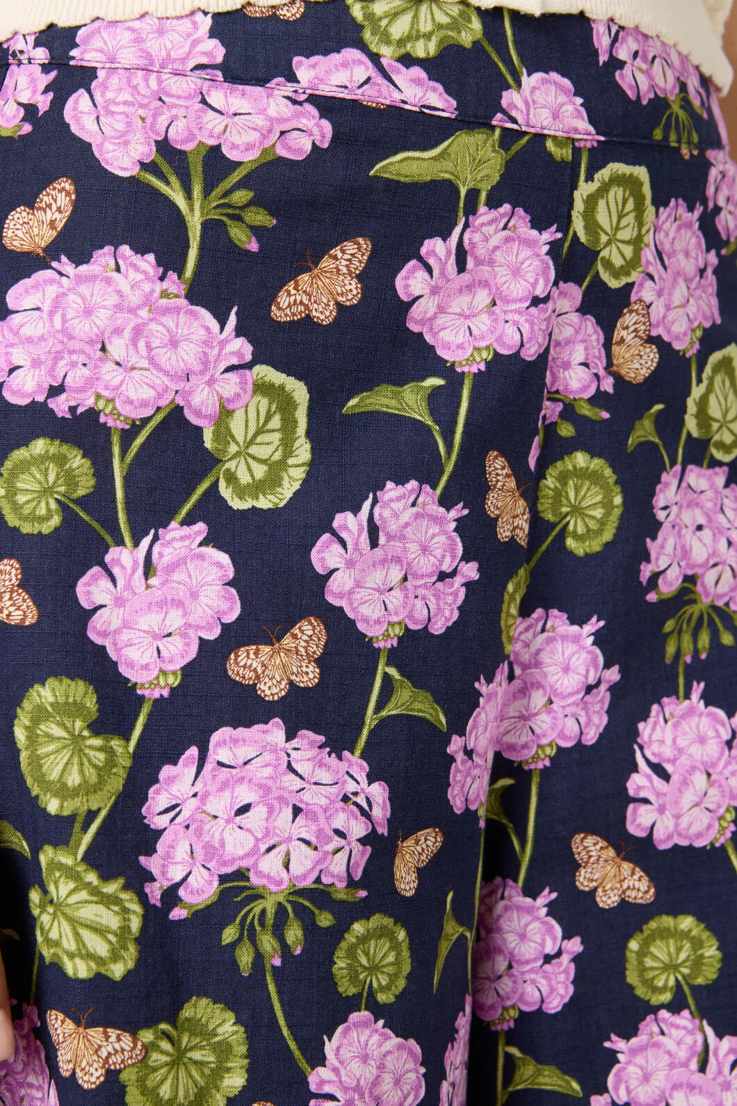 Geranium Flower Wide Leg Pant - Image 6