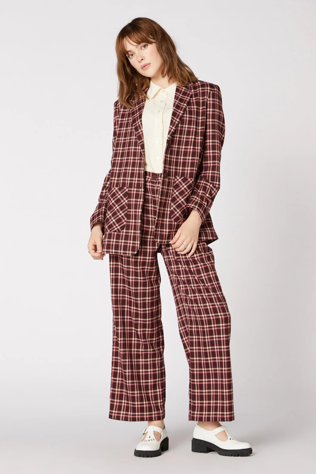 Gina Check Blazer - Image 3