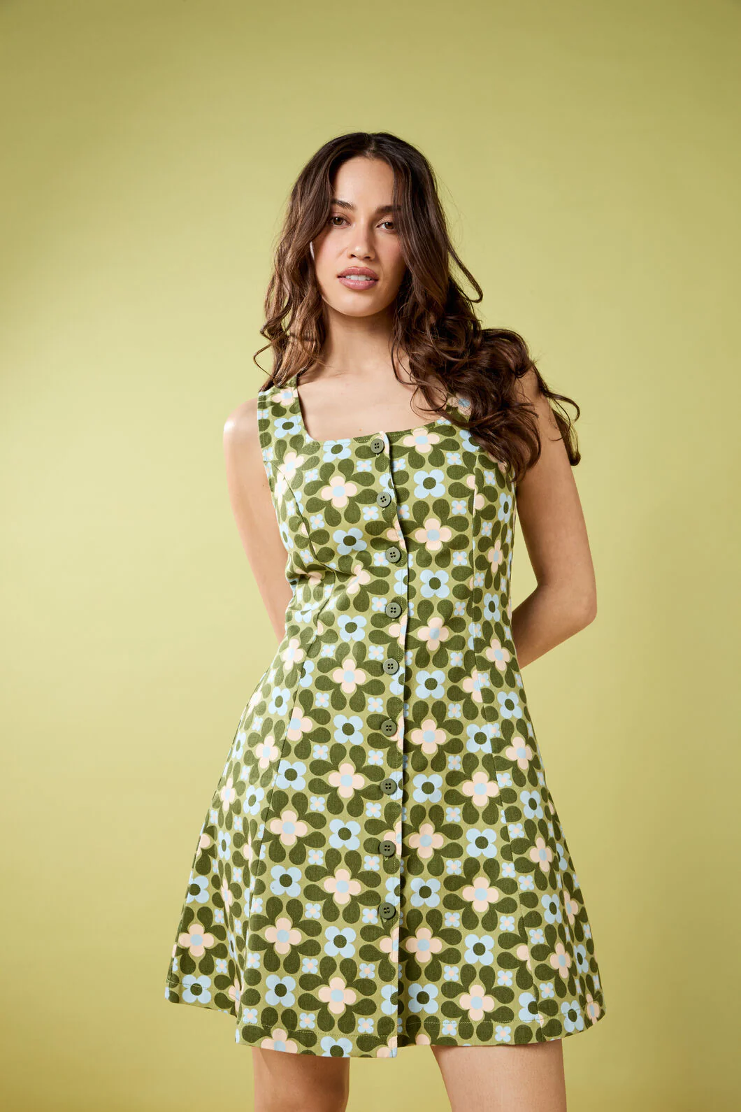 Ginny 60's Mini Pinafore - Image 2