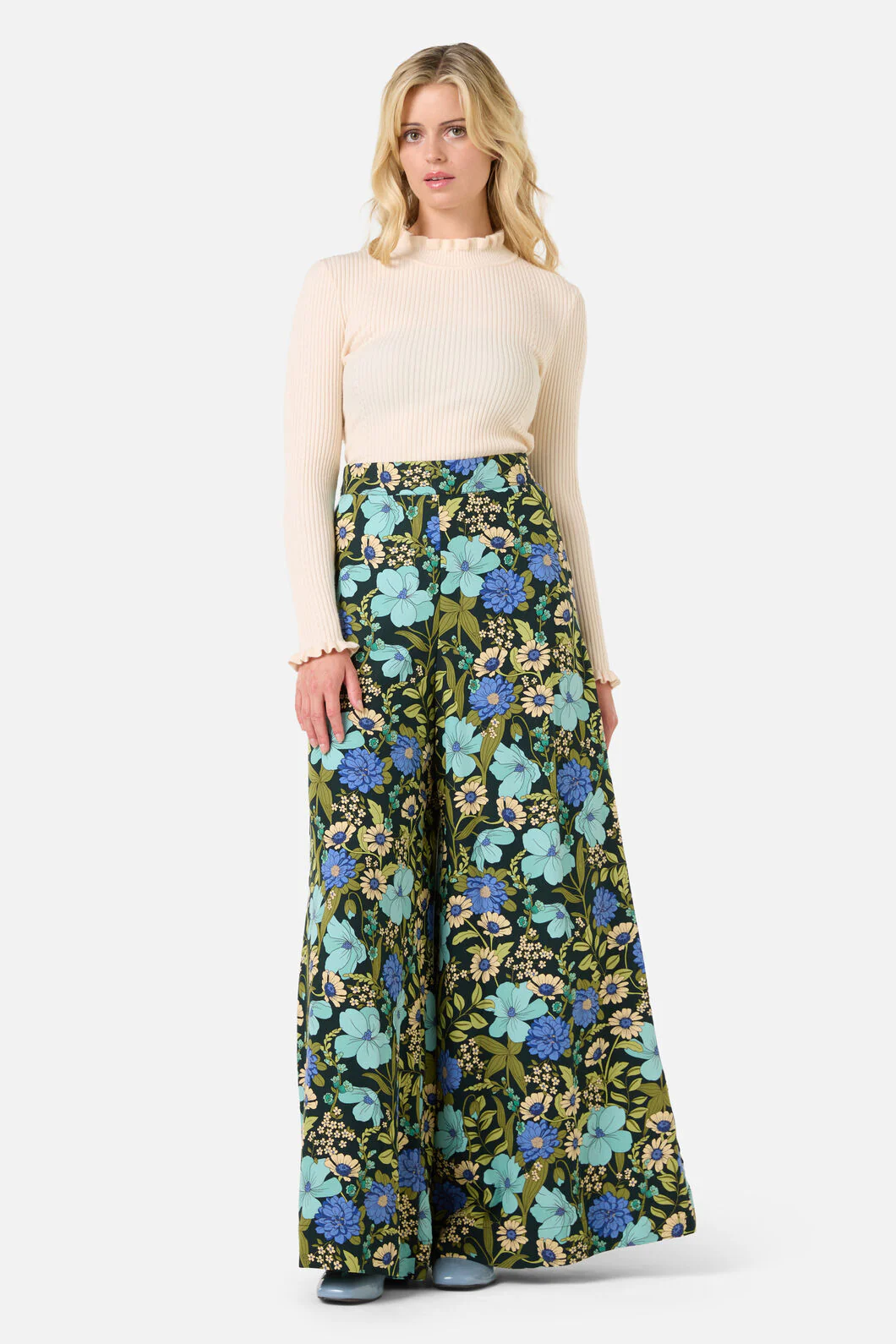Gloria 70'S Floral Pant