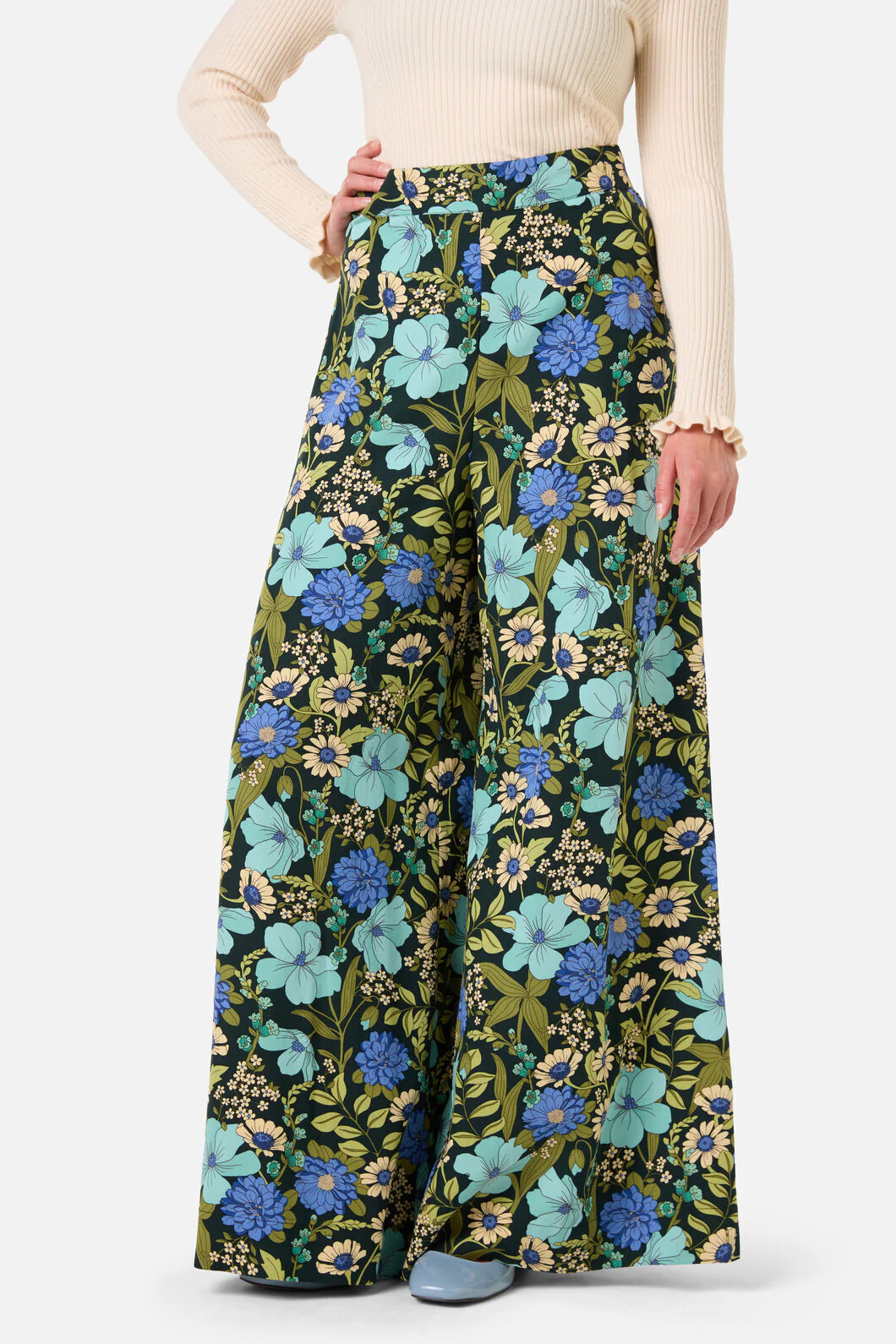 Gloria 70'S Floral Pant - Image 2