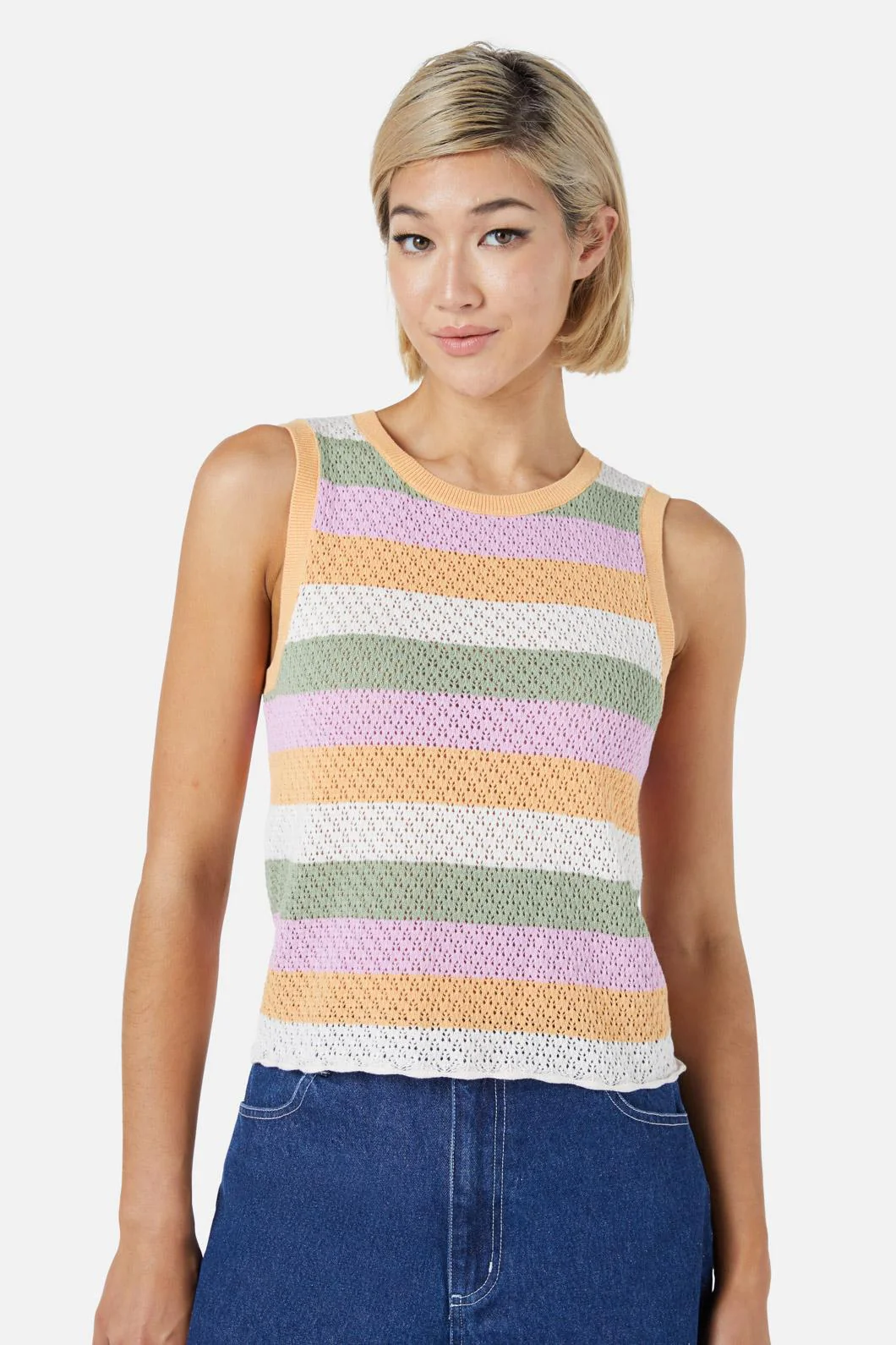Grace Stripe Knit Top - Image 2