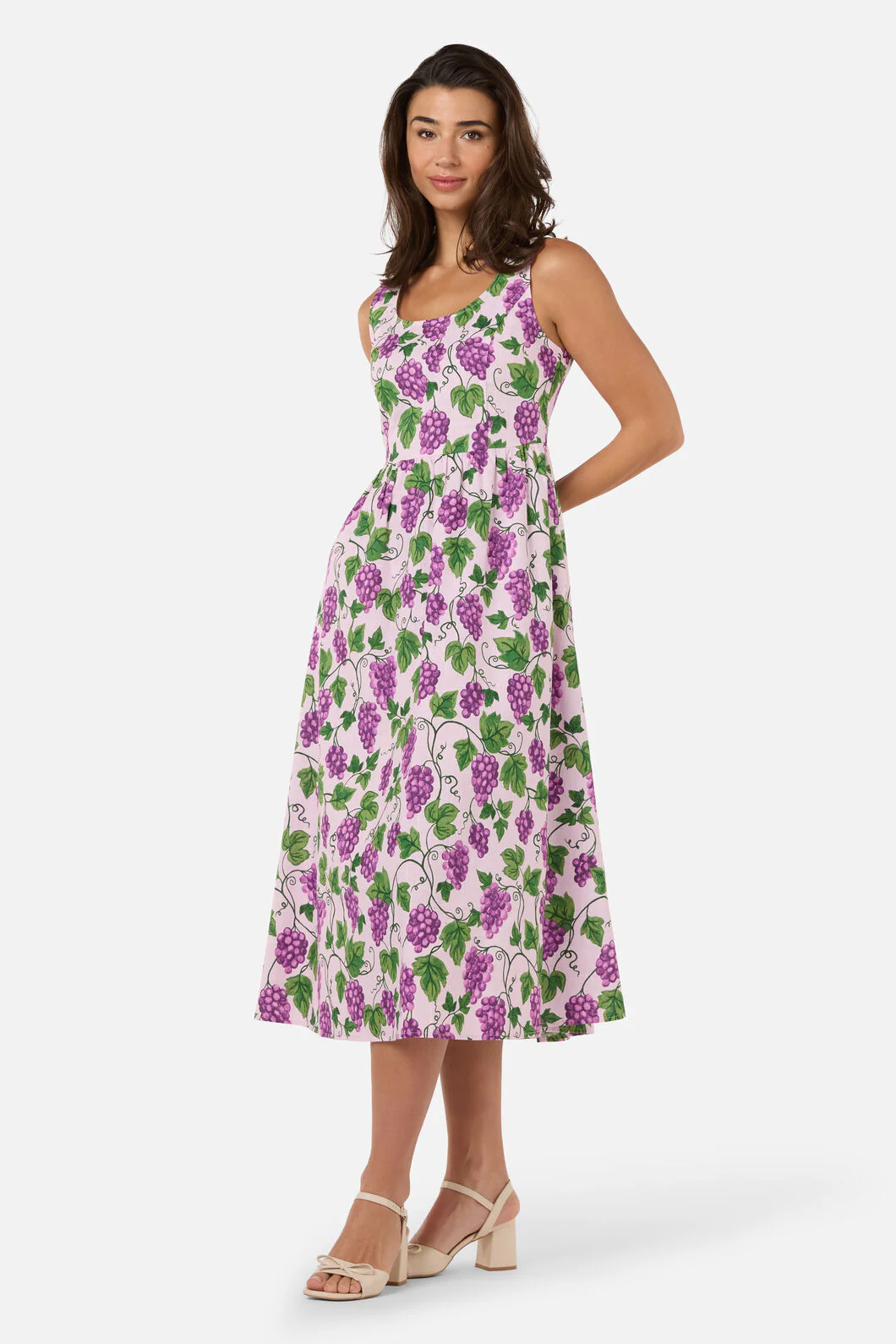 Grape Vine Midi Dress - Image 5