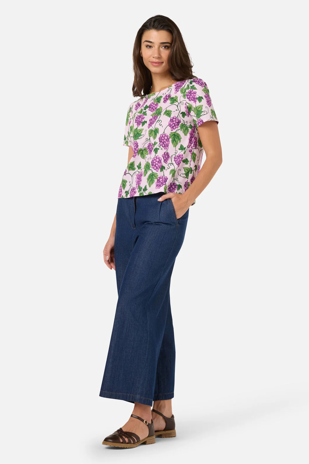 Grape Vine Short Sleeve Top - Image 3