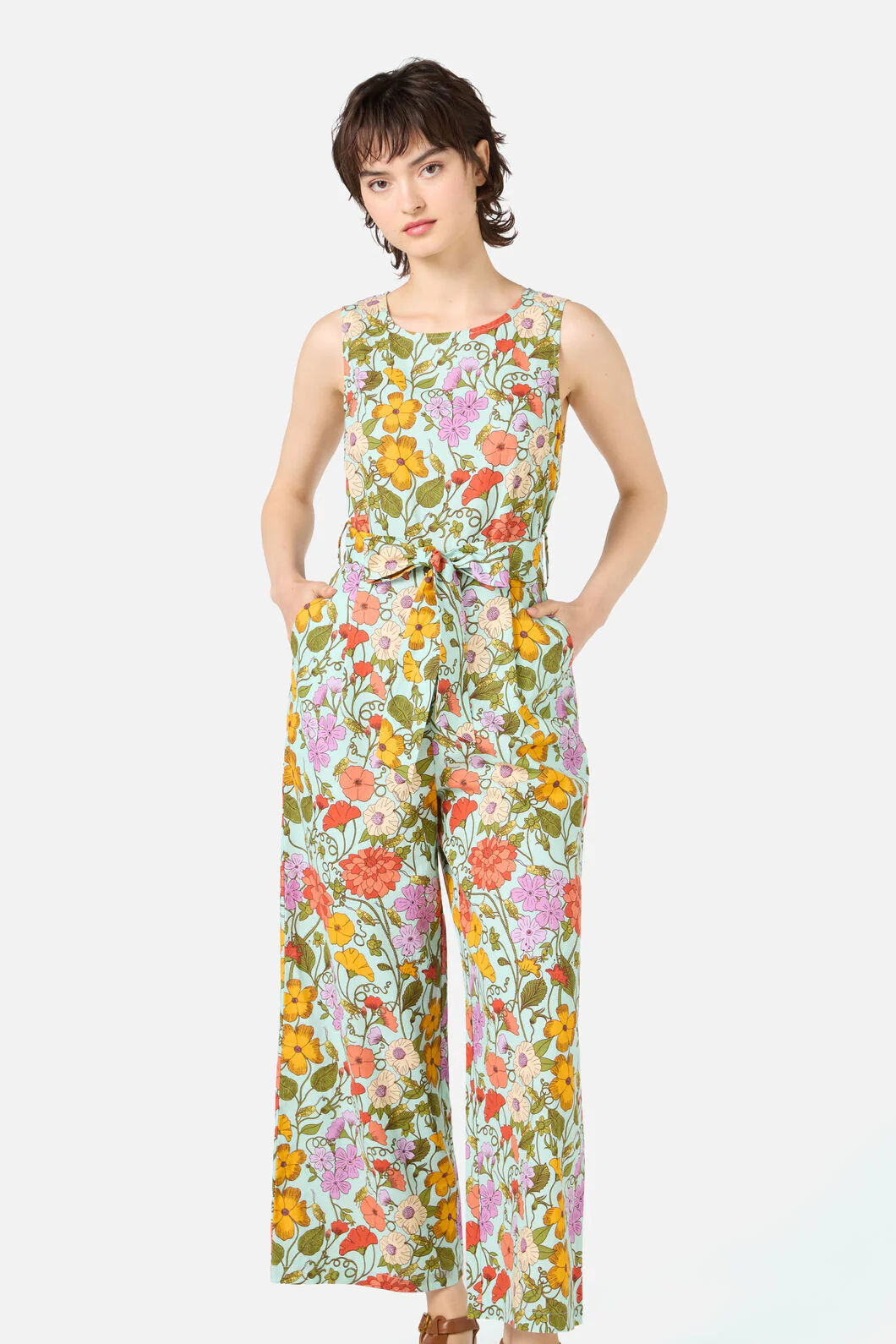 Grasshopper Floral Jumpsuit - Image 2