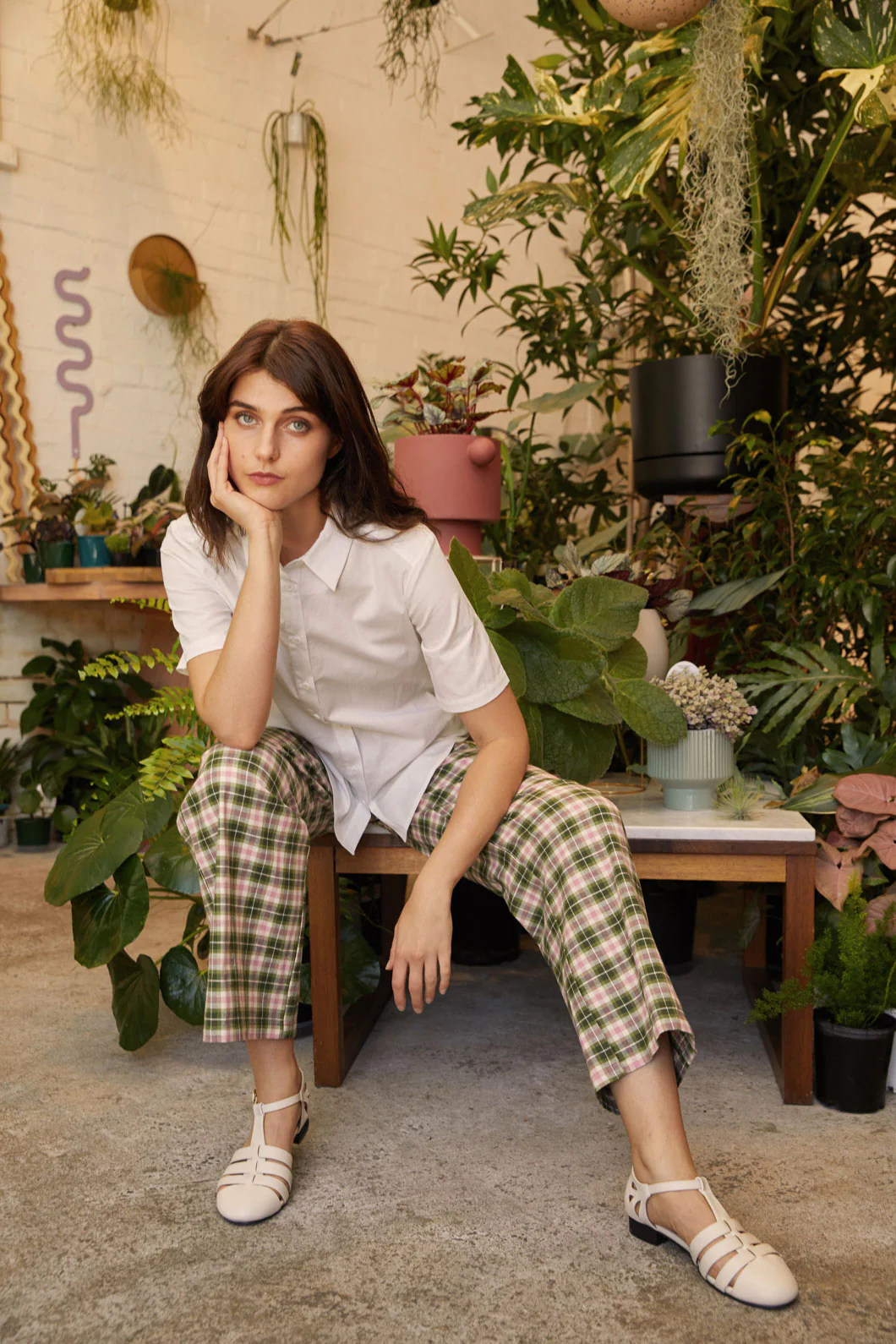 Hazel Check Pant - Image 2