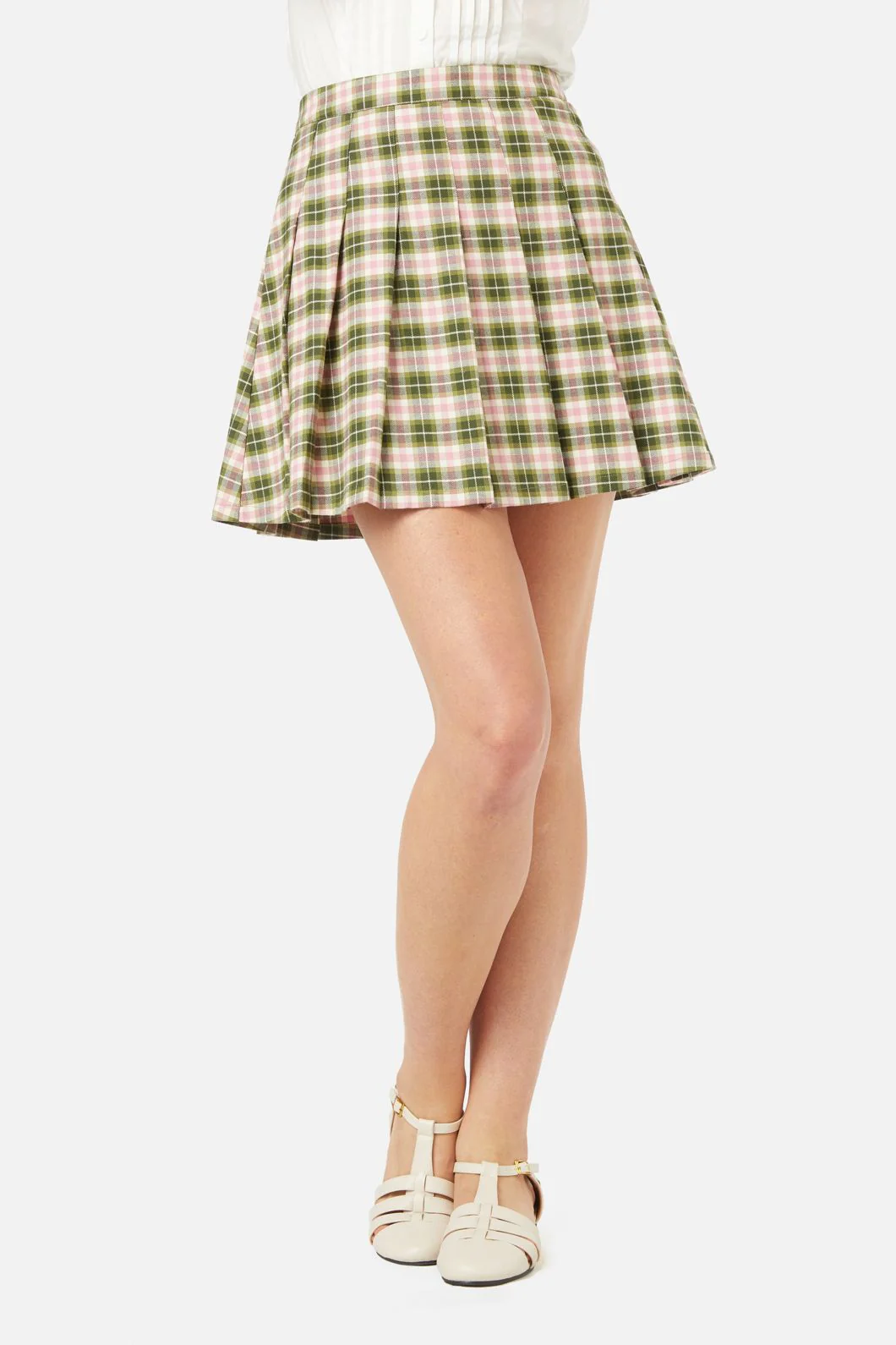 Hazel Check Skirt - Image 2