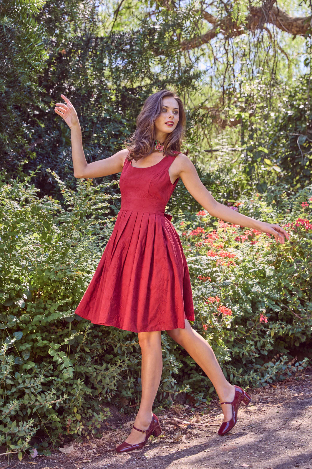 Helena Bow Back Dress - Image 6