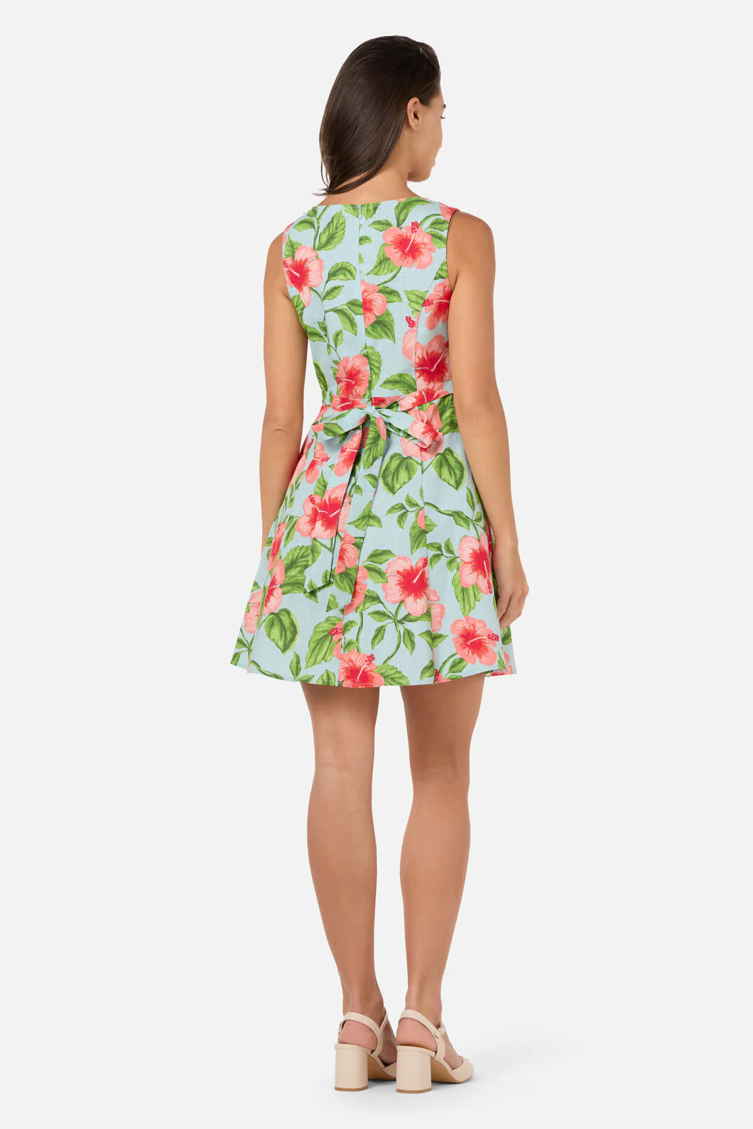 Hibiscus Summer Mini Dress - Image 7
