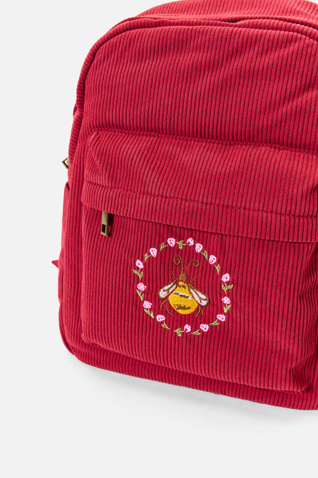 Honey Bee Cord Backpack - Image 5