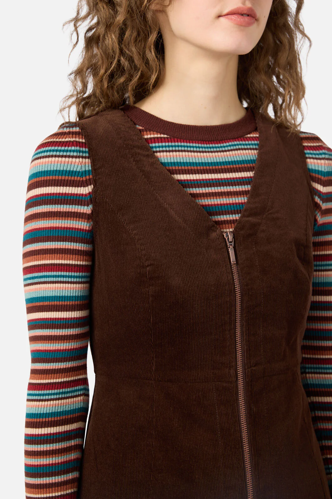 Honey Cord Pinafore - Image 12