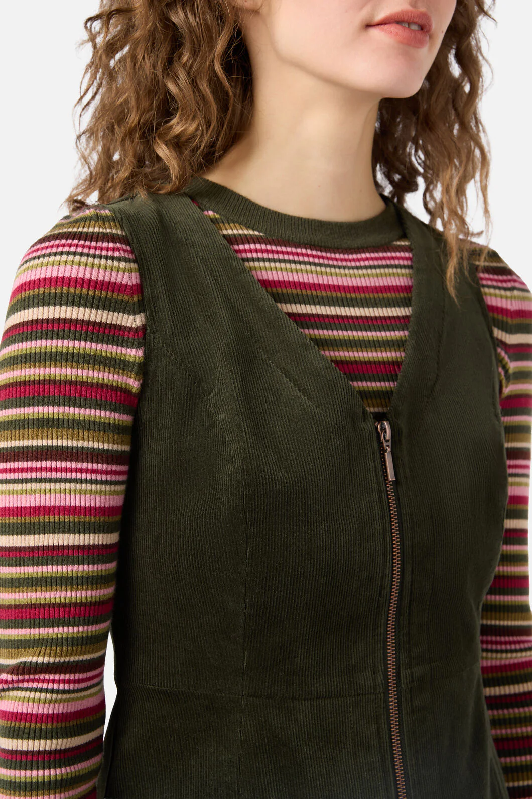 Honey Cord Pinafore - Image 7