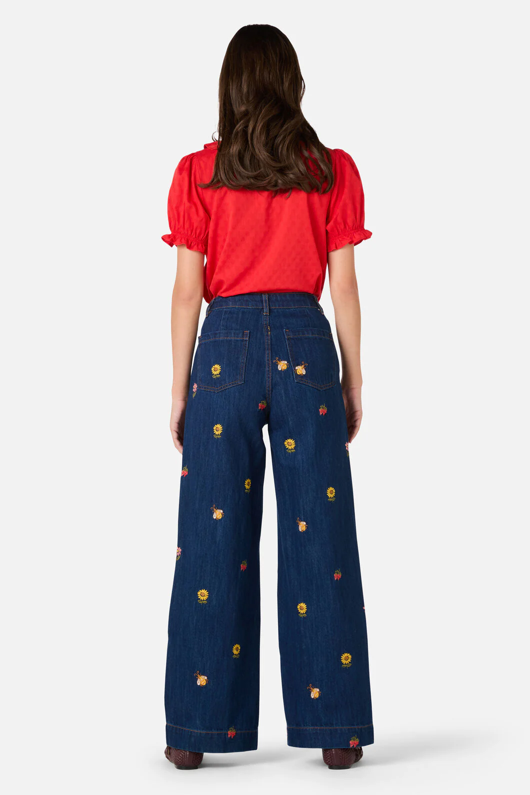 Honey Embroidered Jean - Image 4