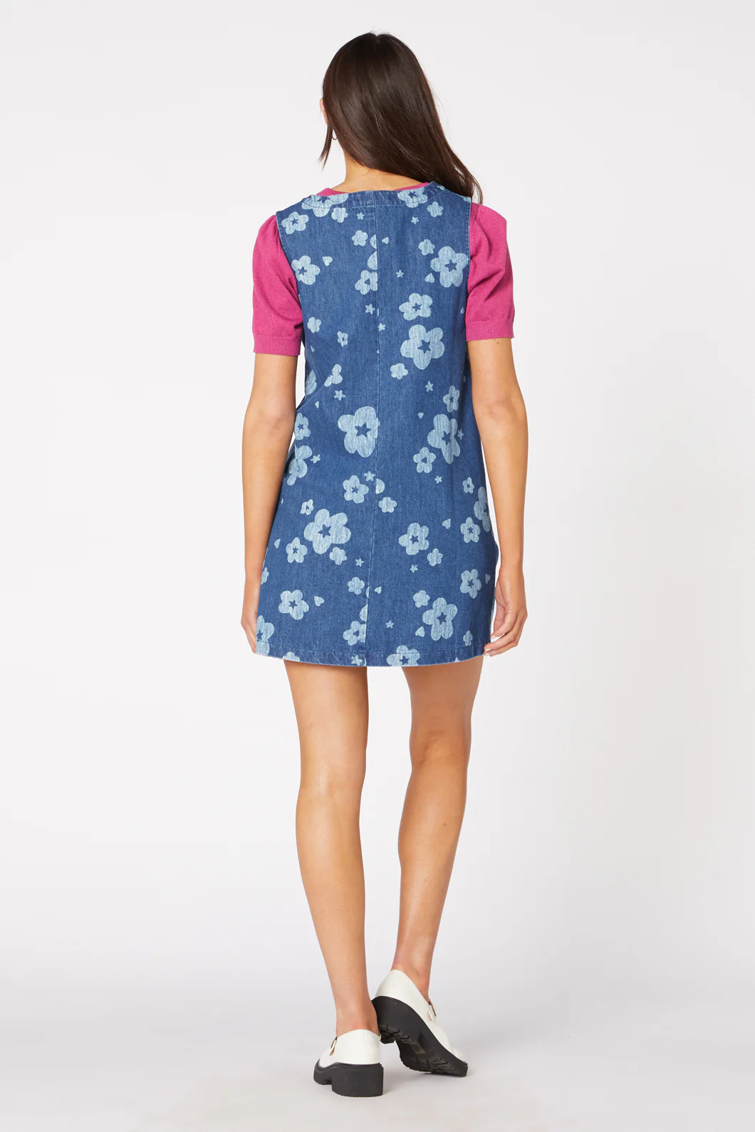 Indigo Starry Flower Pinny - Image 4