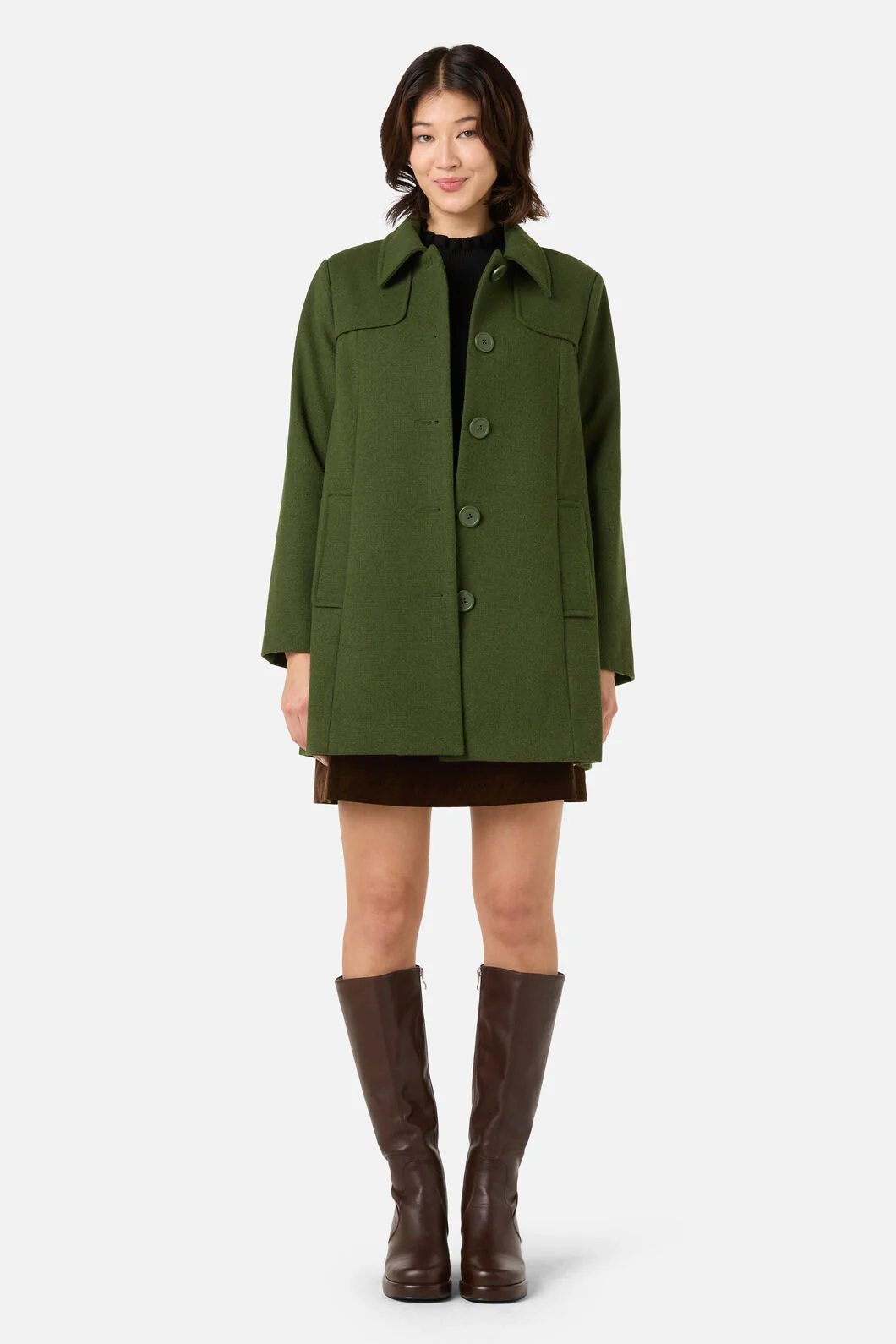 Jacqueline Wool Blend Coat - Image 4
