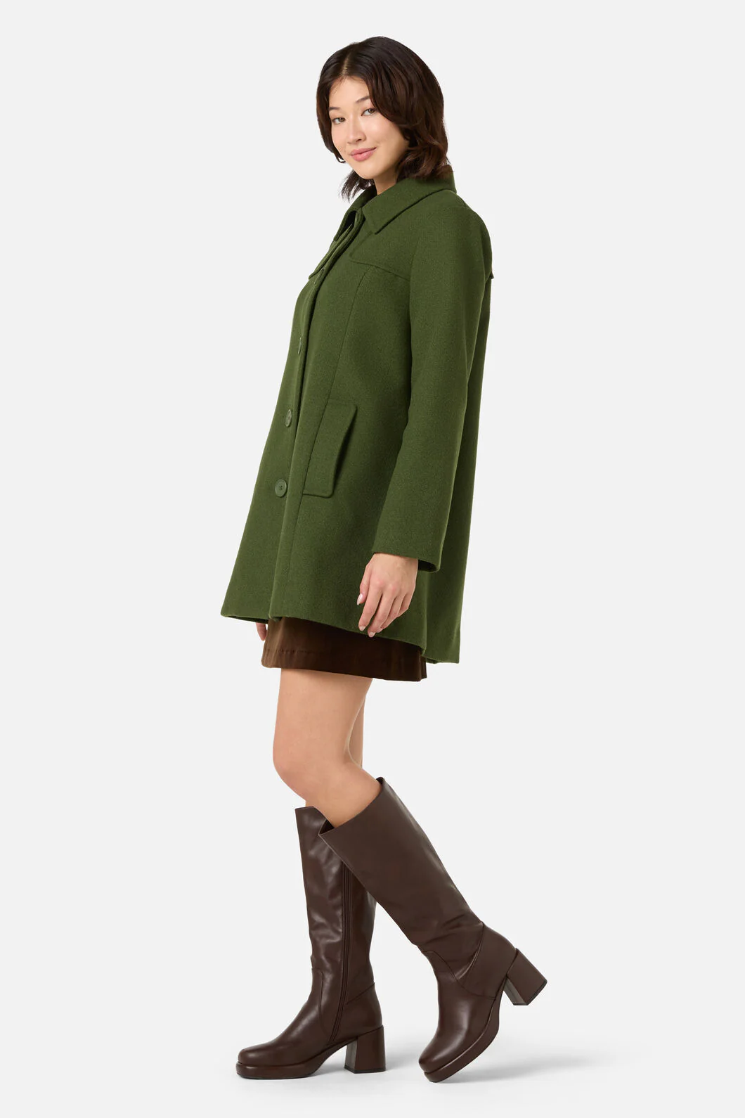 Jacqueline Wool Blend Coat - Image 6