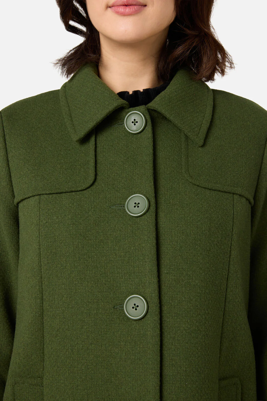 Jacqueline Wool Blend Coat - Image 9