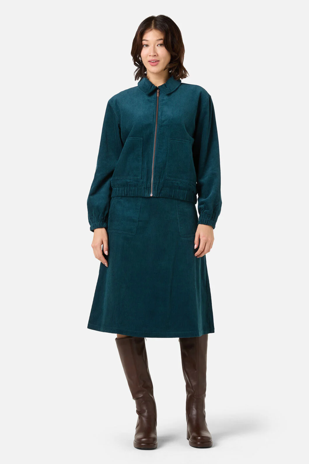Jamie Cord Bomber Jacket - Image 5