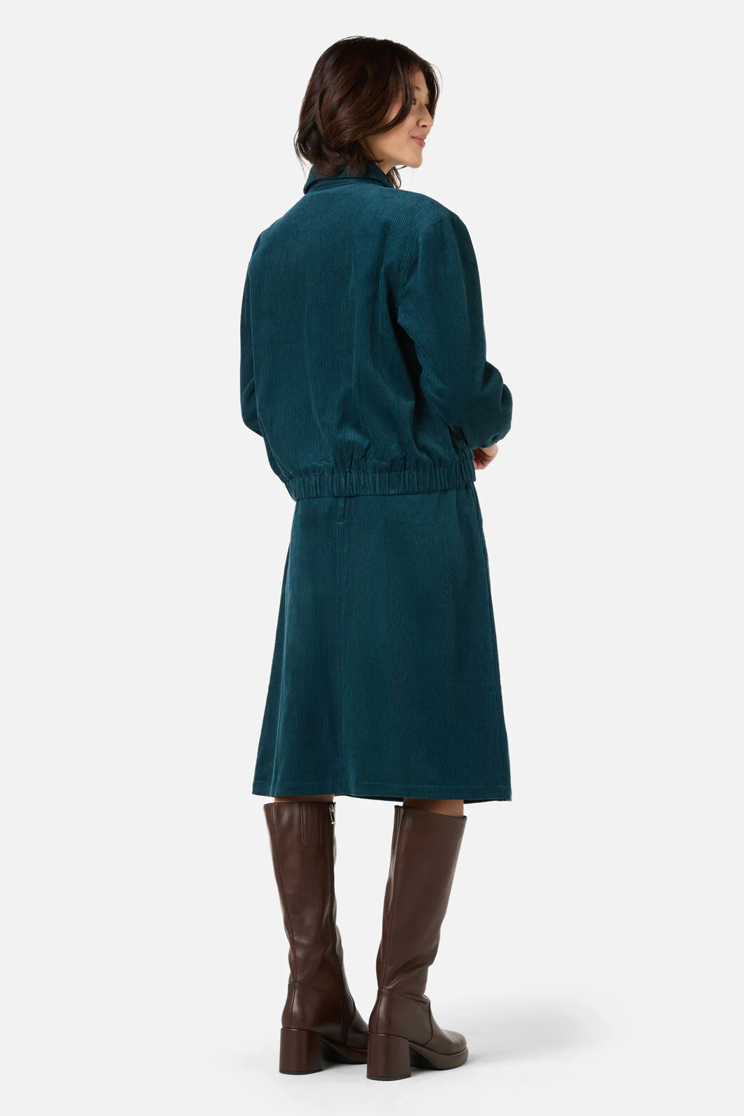 Jamie Cord Bomber Jacket - Image 7