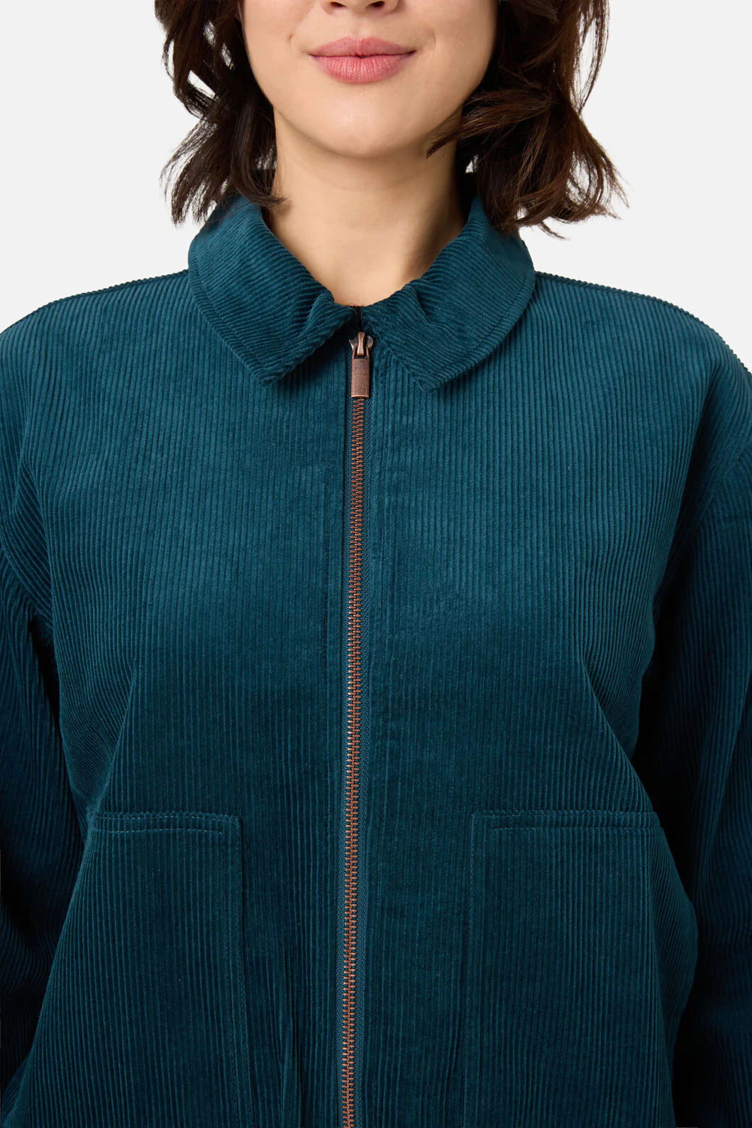 Jamie Cord Bomber Jacket - Image 8