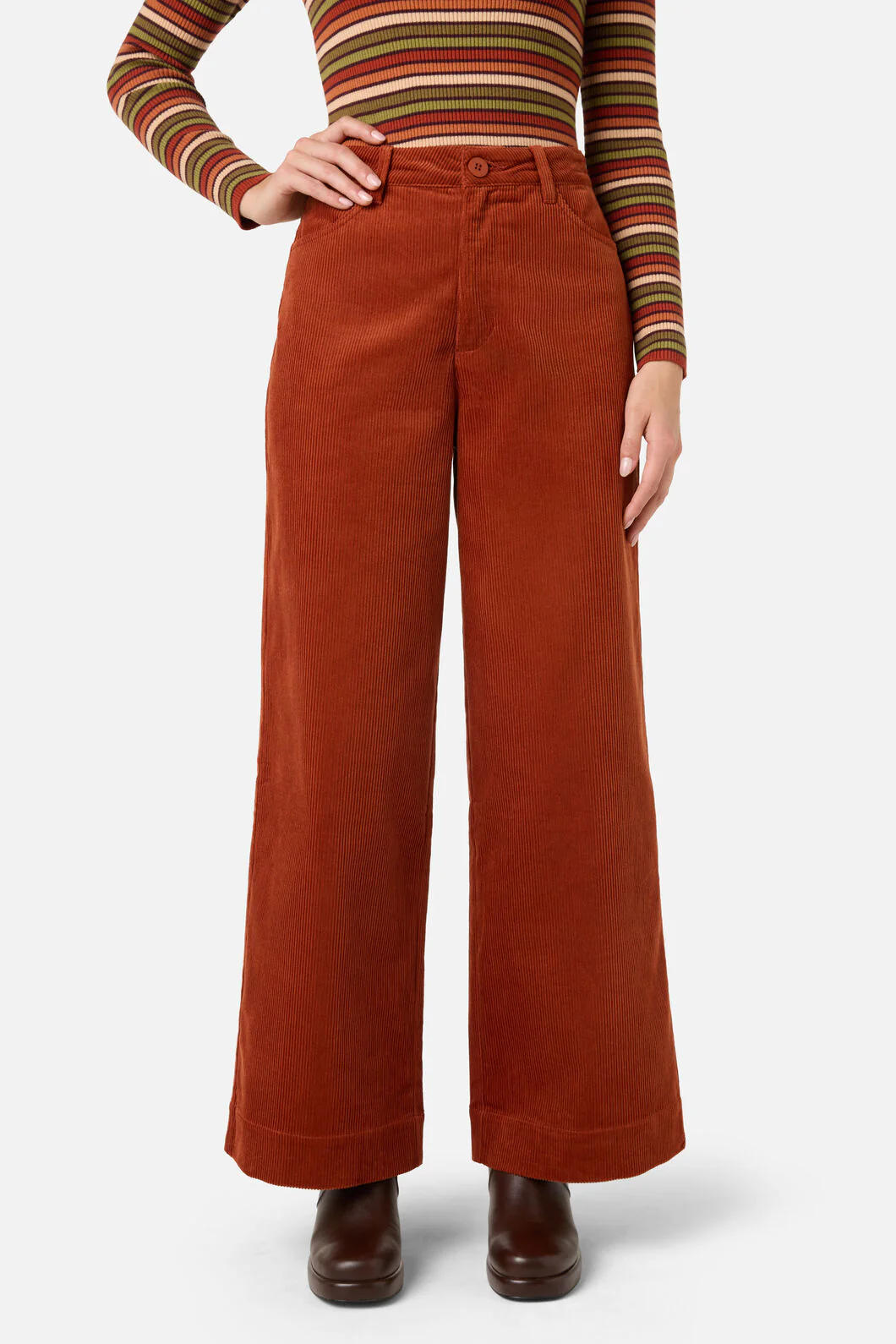 Jamie Cord Wide Leg Jean - Image 2