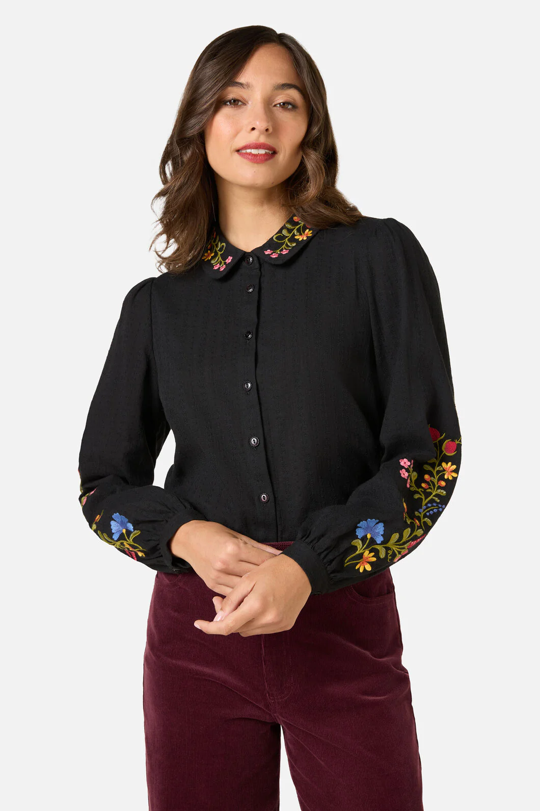Joelle Embroidered Blouse
