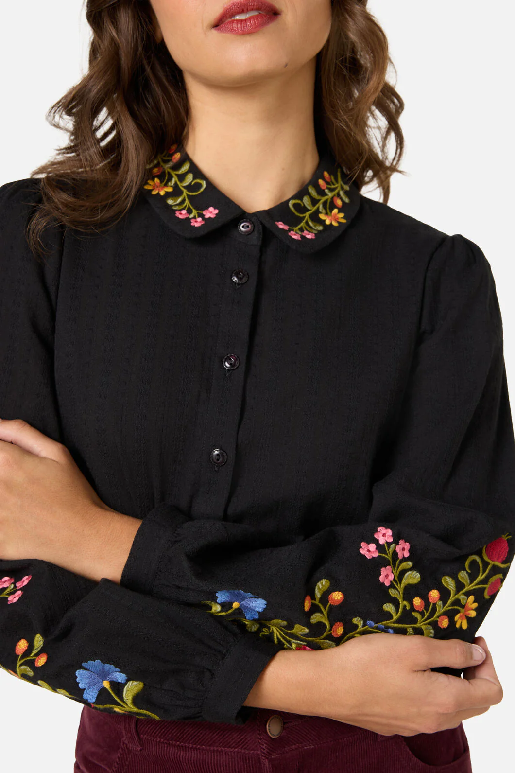 Joelle Embroidered Blouse - Image 6