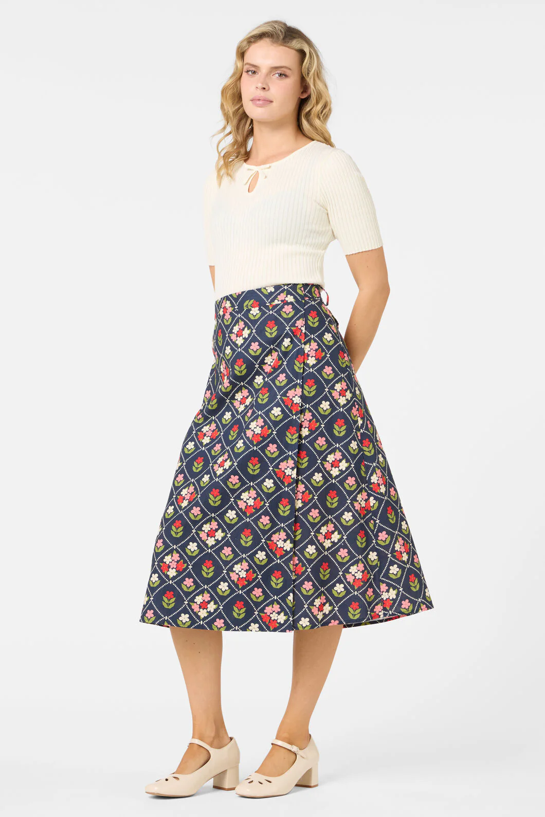 Judy Wrap Midi Skirt - Image 4